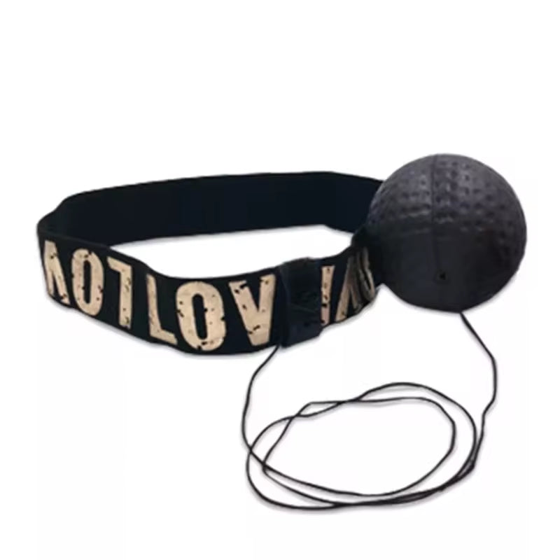 Head‑Mounted Boxing Reflex Ball – PU Speed Training Ball for MMA, Muay Thai, Sanda & Fitness Reaction Work