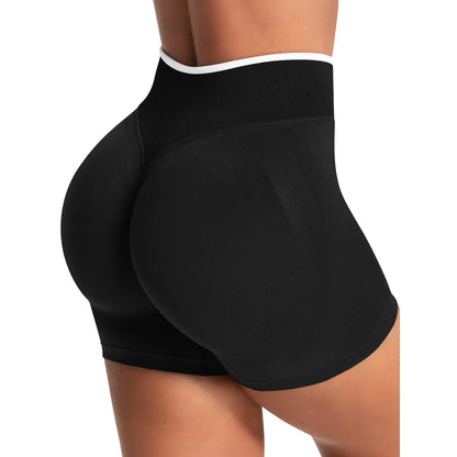 Aoysky Women’s 4.1" Scrunch Butt Biker Shorts – High‑Waisted Booty‑Lifting Yoga & Gym Running Shorts