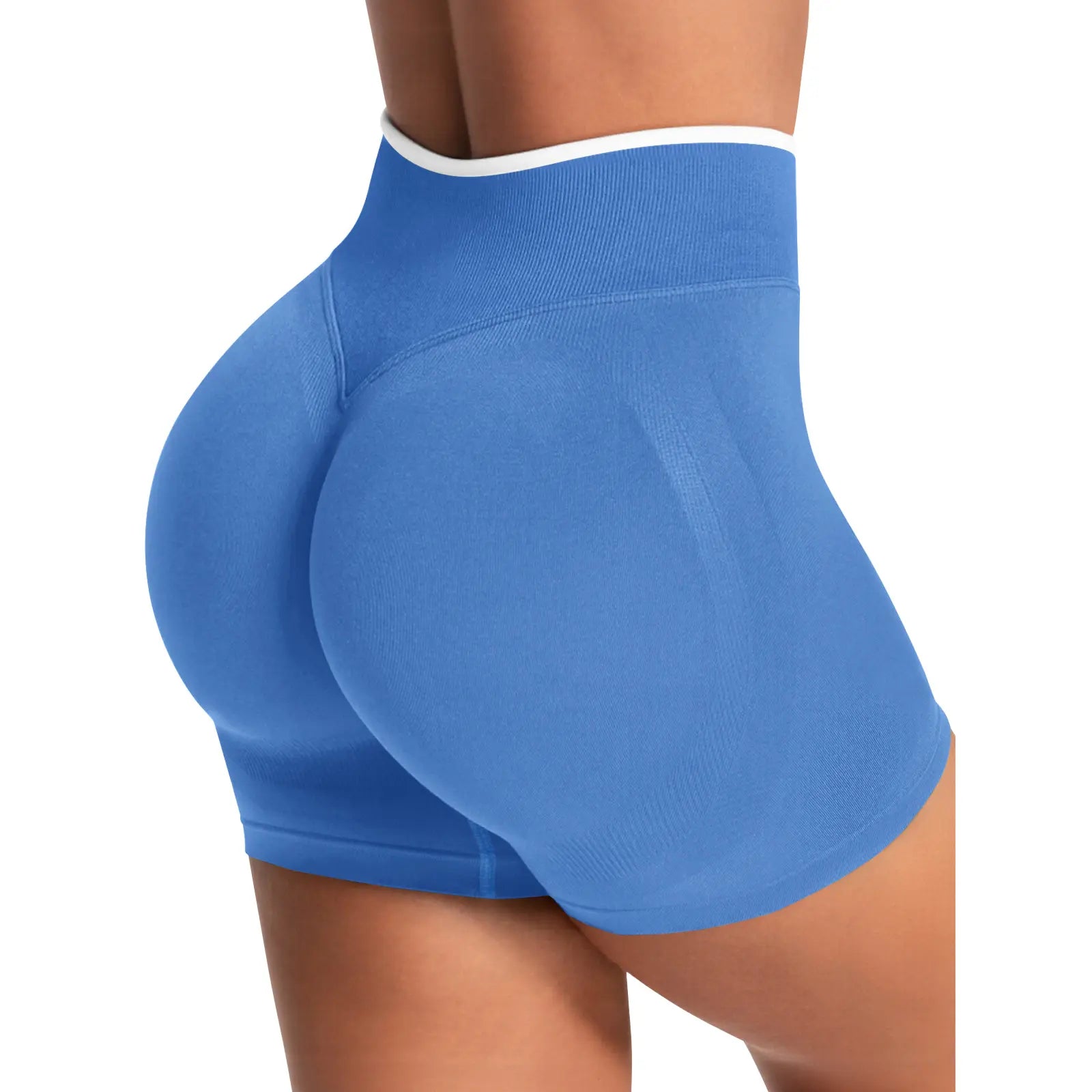 Aoysky Women’s 4.1" Scrunch Butt Biker Shorts – High‑Waisted Booty‑Lifting Yoga & Gym Running Shorts
