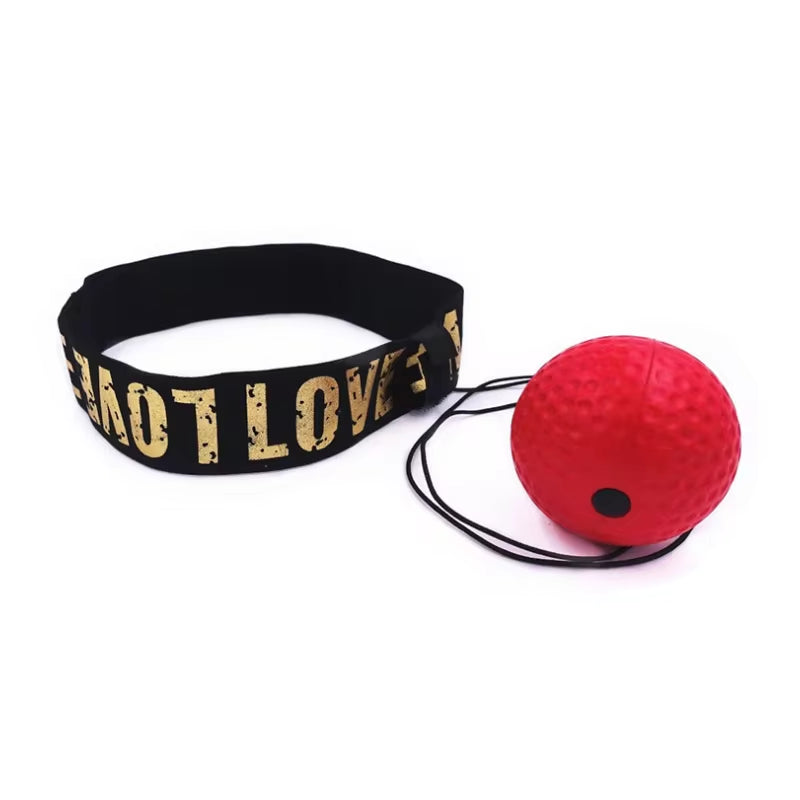 Head‑Mounted Boxing Reflex Ball – PU Speed Training Ball for MMA, Muay Thai, Sanda & Fitness Reaction Work