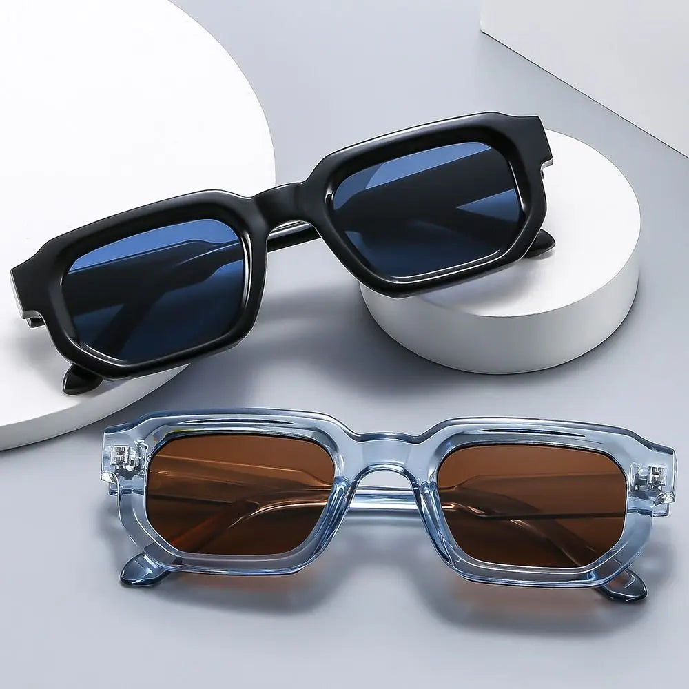 Retro Small Square Sunglasses - Unisex