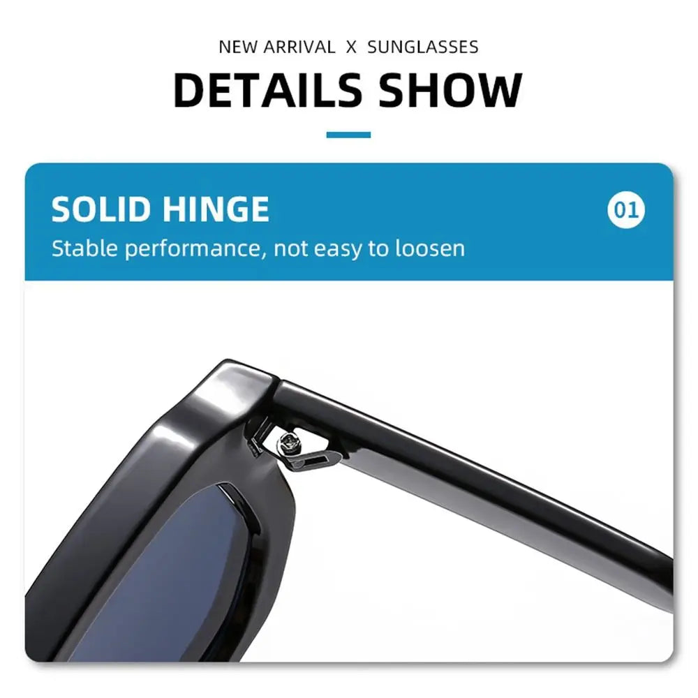 Retro Small Square Sunglasses - Unisex