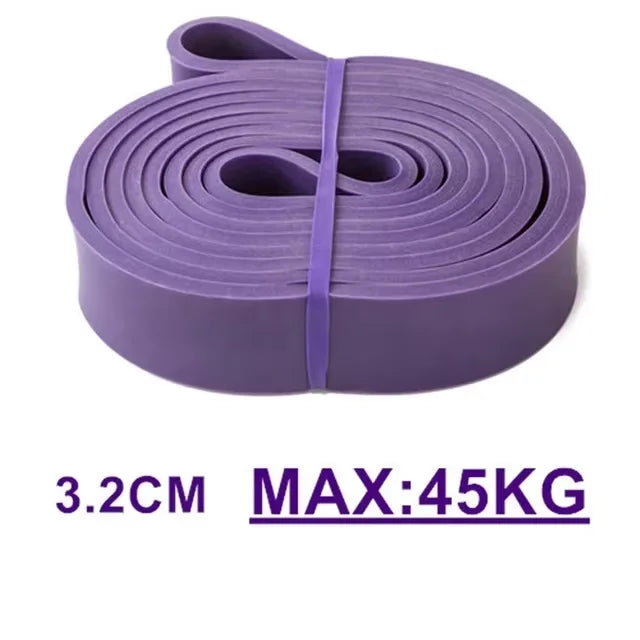 Heavy‑Duty Resistance Bands Set – 4‑Level Latex Pull‑Up Assist Bands for Strength Training, Pilates & Home Gym (15–120 lbs)