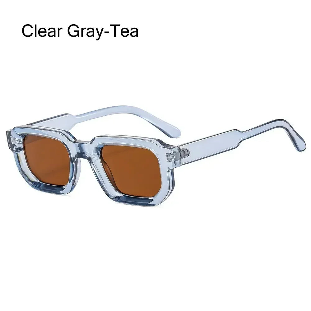 Retro Small Square Sunglasses - Unisex