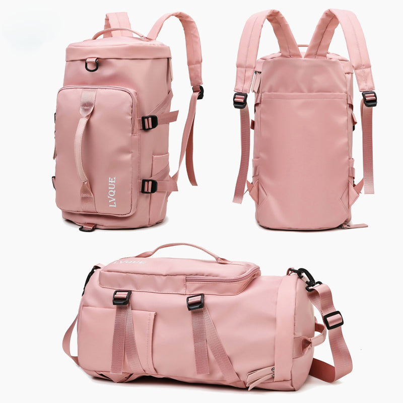 3‑in‑1 Waterproof Gym & Travel Sports Bag – Convertible Handbag, Shoulder Bag & Backpack with Shoe Compartment & Anti‑Theft Lock