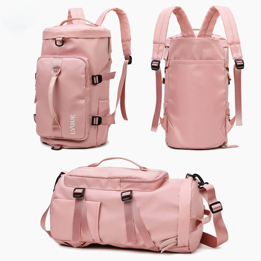 3‑in‑1 Waterproof Gym & Travel Sports Bag – Convertible Handbag, Shoulder Bag & Backpack with Shoe Compartment & Anti‑Theft Lock