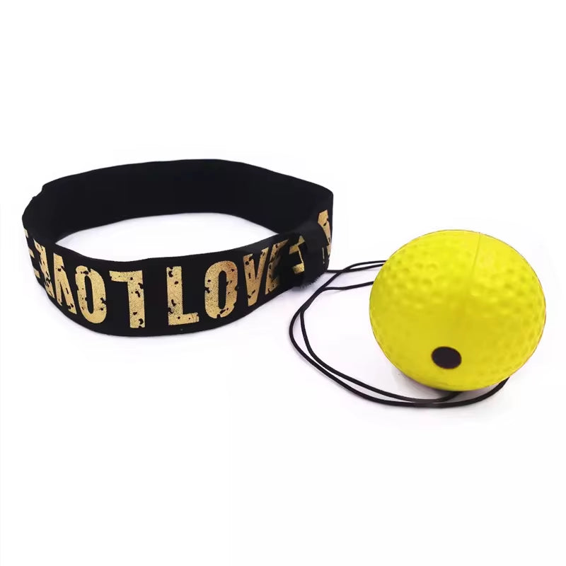 Head‑Mounted Boxing Reflex Ball – PU Speed Training Ball for MMA, Muay Thai, Sanda & Fitness Reaction Work