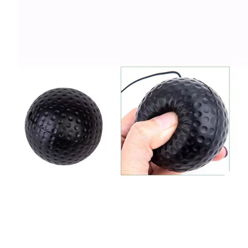 Head‑Mounted Boxing Reflex Ball – PU Speed Training Ball for MMA, Muay Thai, Sanda & Fitness Reaction Work